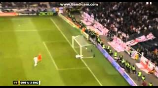 Zlatan Ibrahimovic's bicycle kick (England vs Sweden 2012)