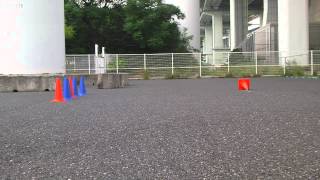 第２９７回　へなちょこライダー走行会１８　ゆかりちゃん　小回り練習（３．９ｍ）