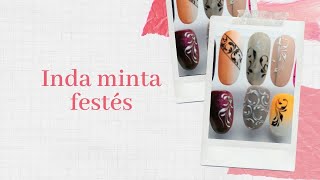 Inda minták festése