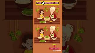 Find 4 differences '4 fark buldun mu' #shorts #short #shortvideo #puzzle #subscribe