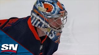 Kraken's Vince Dunn Scores Weak Goal After Oilers' Jack Campbell Fails To Make Glove Save