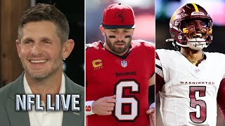 NFL LIVE | Baker Mayfield #1 rank vs blitz - Dan Orlovsky warns Commanders against Bucs offense