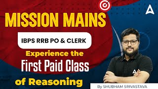 IBPS RRB PO & Clerk Mains 2023 | Reasoning Demo Class 1 By Shubham Srivastava