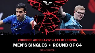 Youssef Abdelaziz vs Felix Lebrun | MS R64 | Singapore Smash 2025