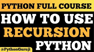 Mastering Recursion in Python: Factorial Example Explained!