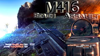 M416: Beach Assault | Battlefield 4 One-Round-Montage by Threatty