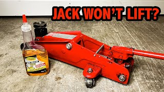 Fix a Jack That Won't Lift | EASY STEP BY STEP