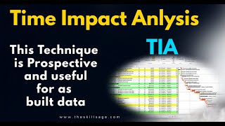 Delay analysis and Construction Claims using Time Impact Analysis | TIA | #ClaimsManagement
