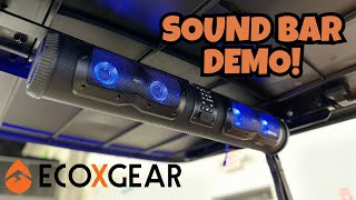 EcoXGear SoundExtreme Sound Bar Demo | Dean Team Golf Carts