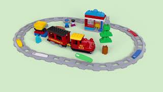 LEGO 10874 DUPLO Town Steam Train Toy Building Set- Smyths Toys