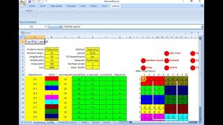 facility layout-Excel- Add in