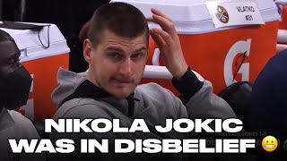 Watch Nikola Jokic's Bench Reaction During Game 2 Blowout