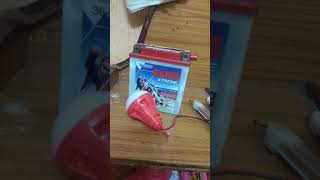 How to use waste bike battery in LED lights (12 v dc lights)