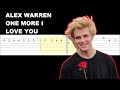 Alex Warren - One More I Love You (Easy Guitar Tabs Tutorial)