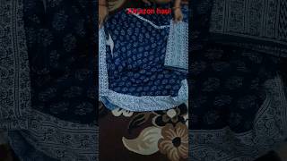 Amazon readymade cotton anarkali in 600 #amazonhaul #onlineshopping #cottondress #shortvideo