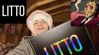 Litto Christmas Unboxing special with THCA 1G Diamond Encrusted The Grinch sativa Pre roll!!!!￼