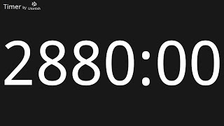 2880 Minute Countdown Timer