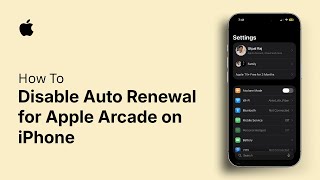 How to Disable Auto Renewal for Apple Arcade on iPhone