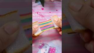 Nano-tape Rainbow sandwich 🌈 #crafts #hacks #nanotape  #5minutecrafts #furshorts