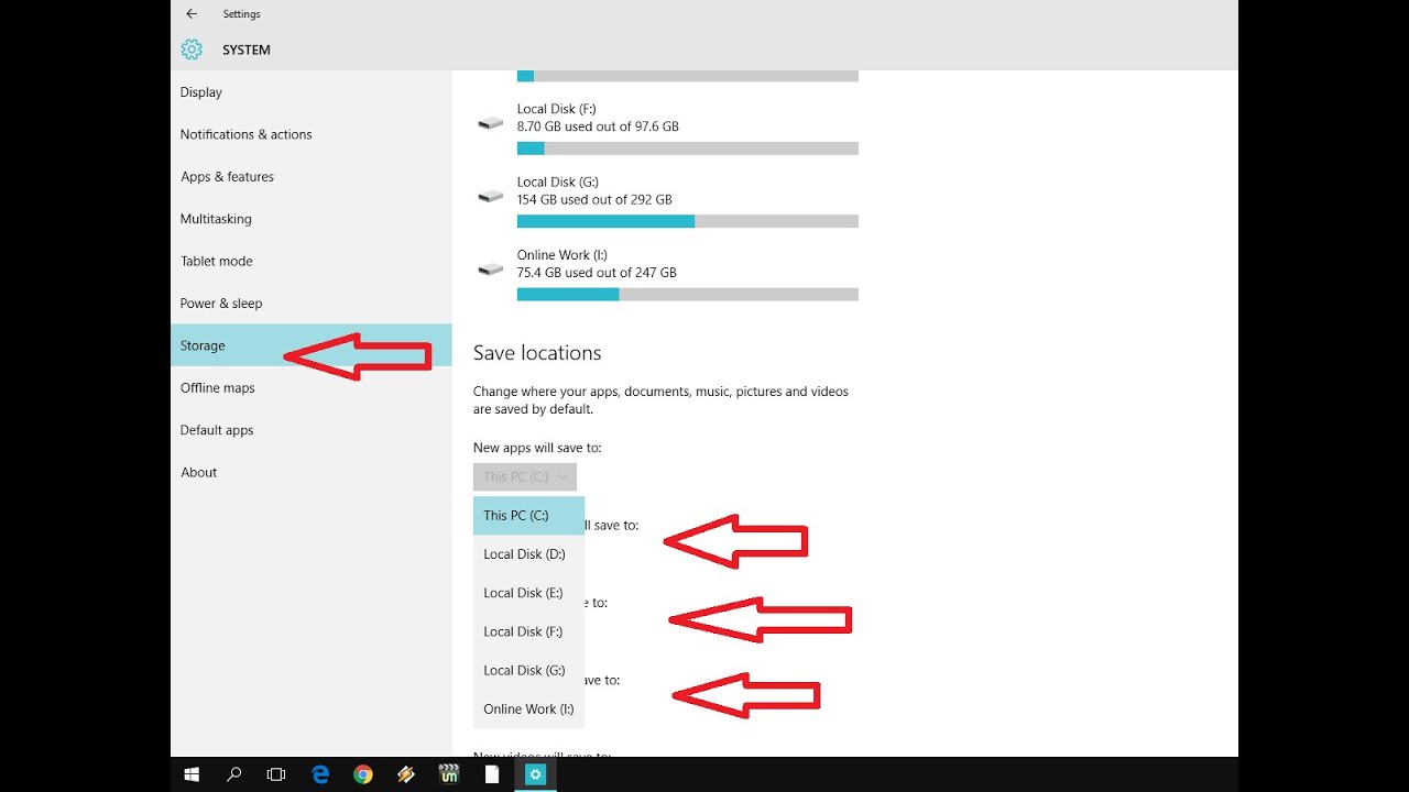 Set Default Path Windows 10 Renewtk