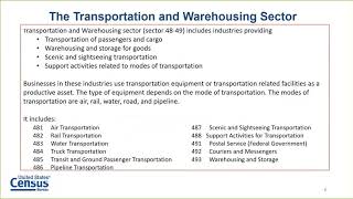 Exploring Census Data Webinar Series -- Transportation Statistics