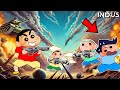 Bo And Masao Trying To Get Revenge On Shinchan And Kazama In Indus Battle Royale 😱 | Funny Game 😂