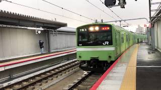 おおさか東線　南吹田駅　２０１系　到着　2019年3月16日