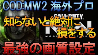 〖COD:MW2〗海外プロが使う最強の高画質設定