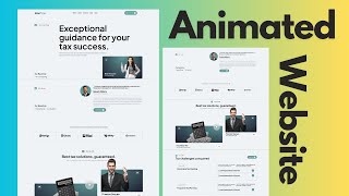 Responsive Business Website Design in HTML CSS and JavaScript | GSAP Animation