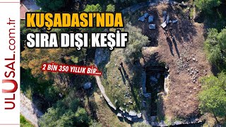 Kuşadası'nda sıra dışı keşif: 2 bin 350 yıllık bir...