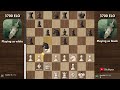 stockfish 15 at depth=50 is insane... stockfish vs stockfish