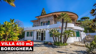 🛳️ Villa for sale in Bordighera overlooking the French Riviera