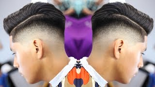 BARBER TUTORIAL: COMBOVER | HARD PART | BLOWDRY AND STYLE