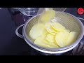 ඉක්මණින් බදින අල පෙති රසට හදන හැටි potato chips recipe y a kitchen