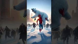 💥 Evolution of Spider-Man : Carrying the Bear 🥰 HEROLESSX ✅️ #marvel #avengers #spiderman #shorts