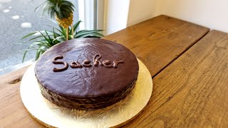 Cake Sacher, inspired by hotel Sacher | Легендарната торта Сахер по рецептата на хотел Сахер, Виена