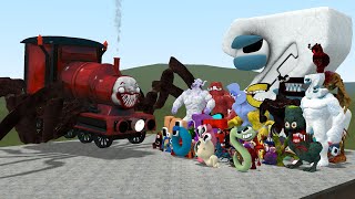 CHOO CHOO CHARLES ALL ALPHABET LORE A-Z+ OTHERS In Garry's Mod!