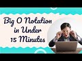 Big O Notation Explained in Under 15 Minutes