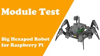 Chapter3 Module Test- Big Hexapod Robot for Raspberry Pi