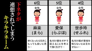 【下ネタ】キラキラネームランキング(16選)