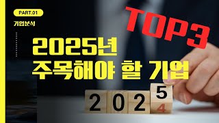 2025년 주목해야 할 기업 TOP3