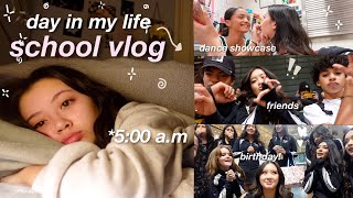 DAY IN MY LIFE (school vlog, freshman)🎒|| friends, emmiol try-on haul, dance sho