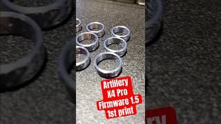 Artillery SW-X4 Pro Tinkercad ZIRO Filament Silky Rings First Test!