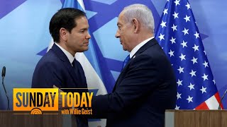 Secretary of State Rubio meets with Netanyahu over ceasefire