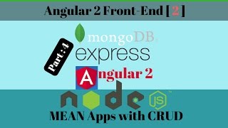 Mean Employee apps [04] : Front-End By using Angular 2 READ and DELETE operation of CRUD system