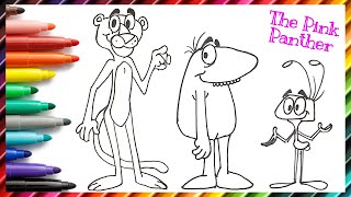 Draw the Pink Panther, Big Nose Man and Ant