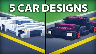 5 Amazingly Detailed Car Designs in Minecraft