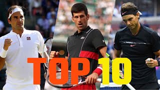 Top 10 Best Men's Singles Tennis Players • ATP Tour Rangkings 2019 • Still Djokovic, Nadal & Federer