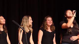 Cranford High School Girls Acapella Group 10/3/2019