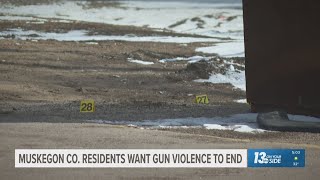 Muskegon County community wants gun violence to end